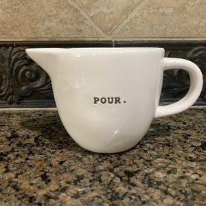 Rae Dunn “pour” small pitcher
